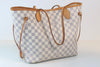 Louis Vuitton Damier Azur Neverfull MM Used