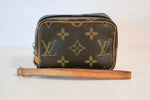 Louis Vuitton Monogram Trousse Wapity Wristlet Pouch Used