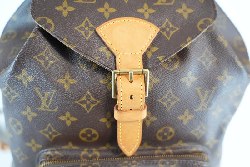 Louis Vuitton Monogram Montsouris GM Backpack Used