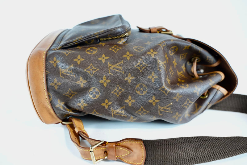 Louis Vuitton Monogram Montsouris GM Backpack Used
