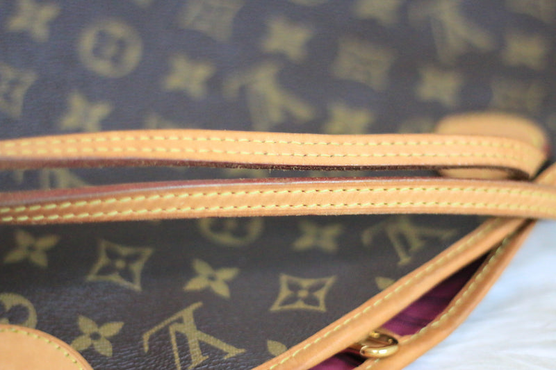 Monogram Neverfull MM w/ pouch Pivoine Interior