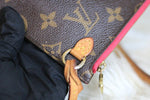 Monogram Neverfull MM w/ pouch Pivoine Interior