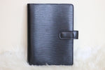 Epi Leather Agenda MM Noir