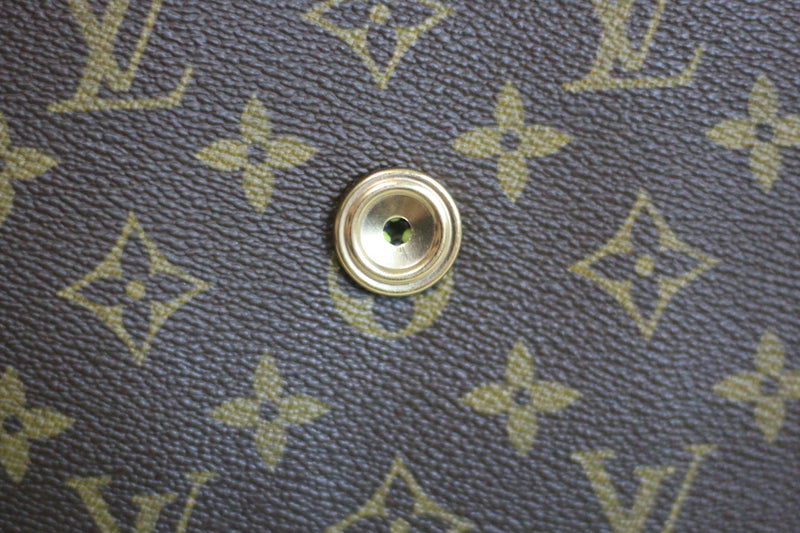 used Unisex Pre-owned Authenticated Louis Vuitton Damier Cobalt Camouflage Pochette Jour GM Canvas Black Clutch Bag WristletBag, Adult Unisex, Size