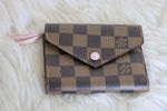 Damier Ebene Victorine Trifold Wallet