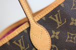 Monogram Neverfull MM w/ pouch Pivoine Interior