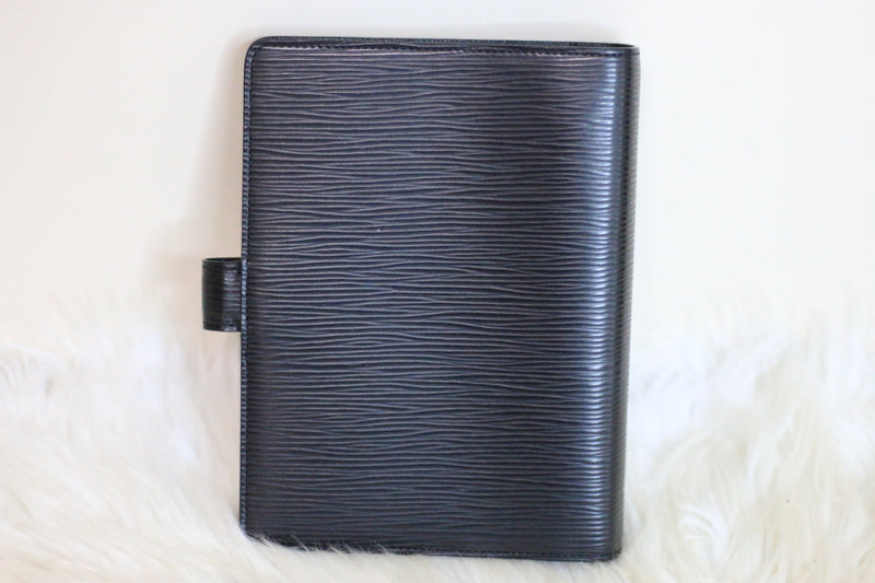 Epi Leather Agenda MM Noir