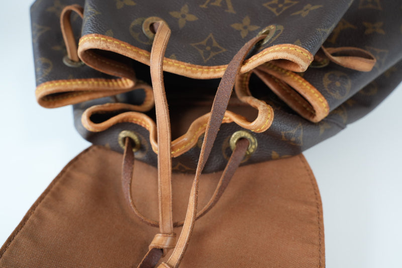 Louis Vuitton Monogram Montsouris GM Backpack Used