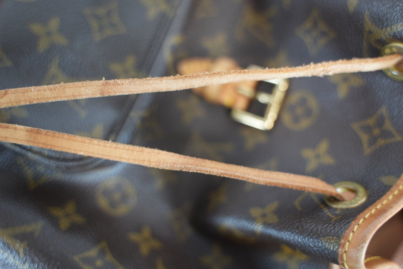 Louis Vuitton Monogram Montsouris MM Backpack Used