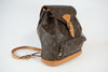 Louis Vuitton Monogram Montsouris MM Backpack Used