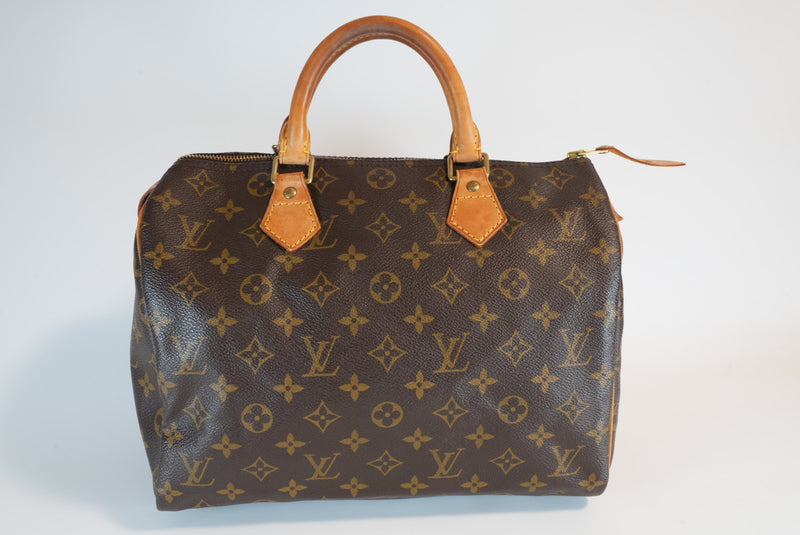 Louis Vuitton Monogram Speedy 30 Handbag Used