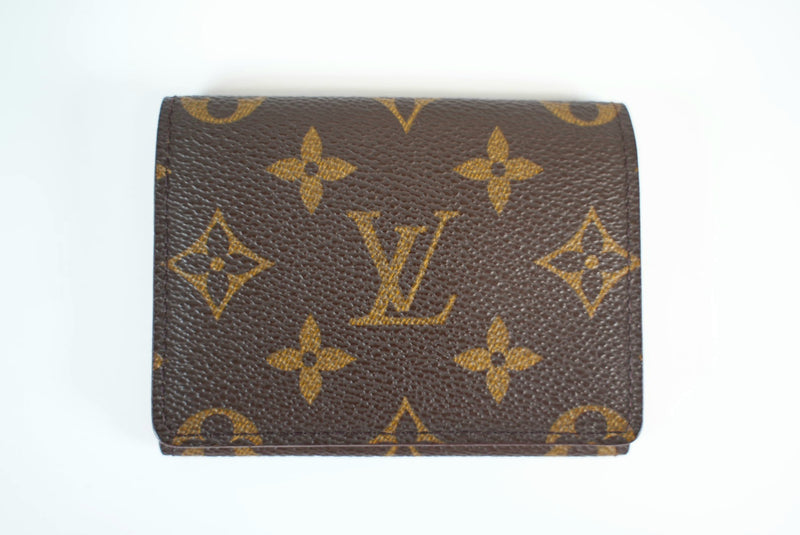 Louis Vuitton Monogram Envelope De Visite Card Case Used