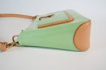 Louis Vuitton Monogram Vernis Mallory Square Peppermint Green Used