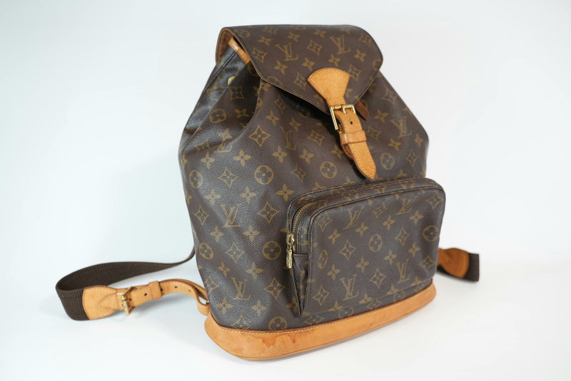 Louis Vuitton Monogram Montsouris GM Backpack Used