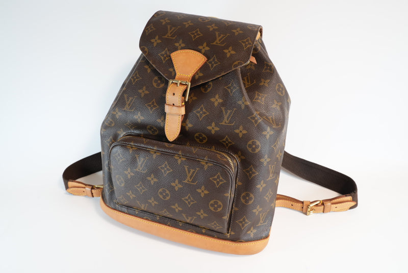 Louis Vuitton Monogram Montsouris MM Backpack Used