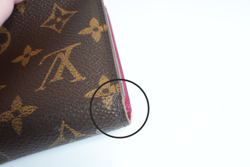 Monogram Adele Wallet Used