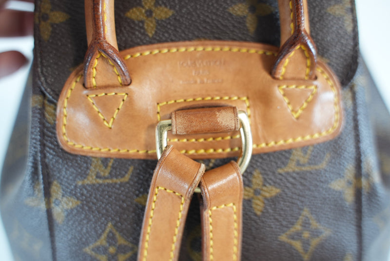 Louis Vuitton Monogram Montsouris PM/Mini Backpack Used