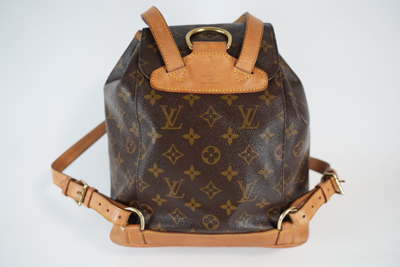 Louis Vuitton Monogram Montsouris MM Backpack Used