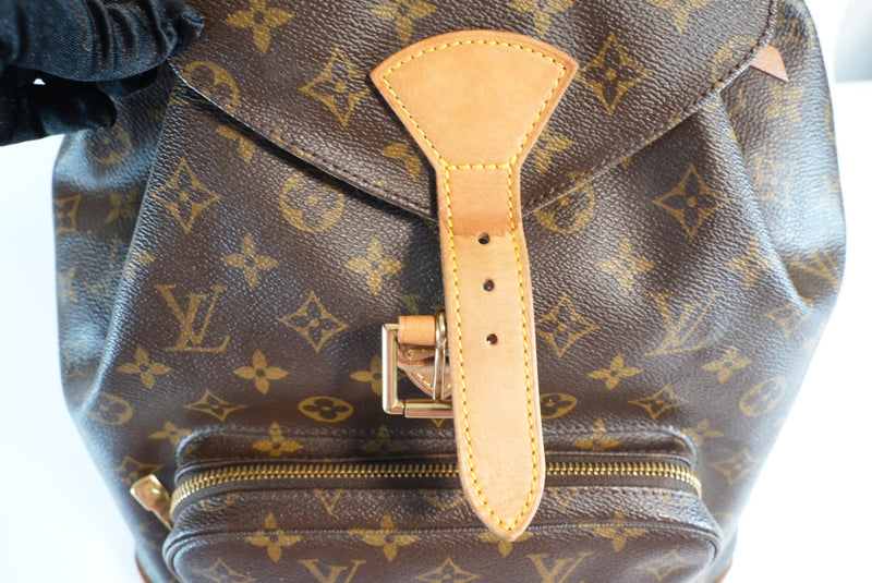 Louis Vuitton Monogram Montsouris MM Backpack Used