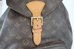 Louis Vuitton Monogram Montsouris GM Backpack Used