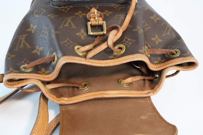 Louis Vuitton Monogram Montsouris PM Backpack Used