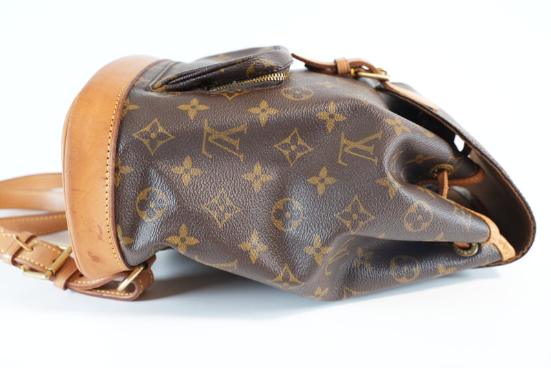 Louis Vuitton Monogram Montsouris MM Backpack Used