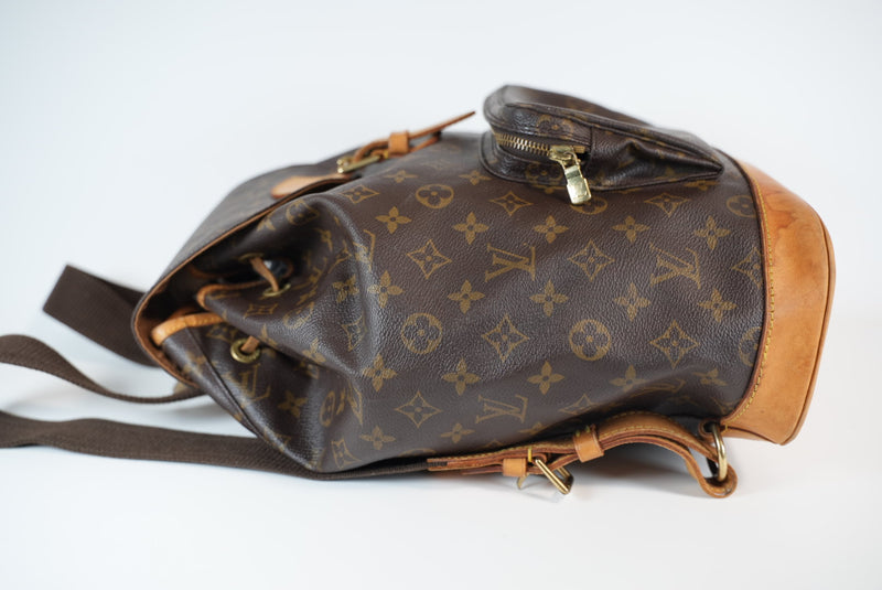 Louis Vuitton Monogram Montsouris GM Backpack Used