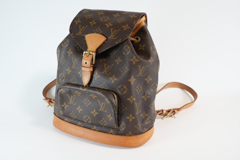 Louis Vuitton Monogram Montsouris MM Backpack Used