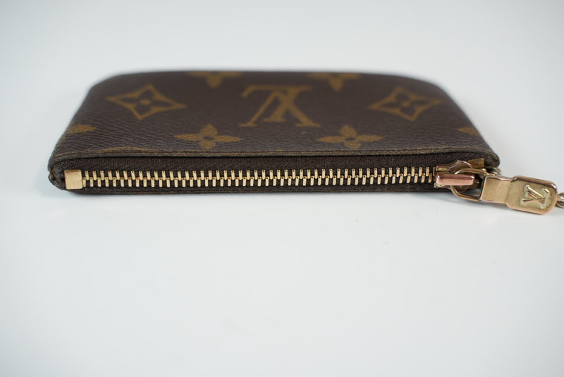 Louis Vuitton Monogram Pochette Cle Key/Card Holder Used