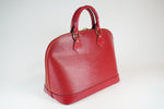 Louis Vuitton Epi Leather Alma PM Red Used