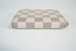 Louis Vuitton Damier Azur Zippy Compact Wallet Used