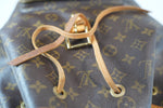 Louis Vuitton Monogram Montsouris GM Backpack Used