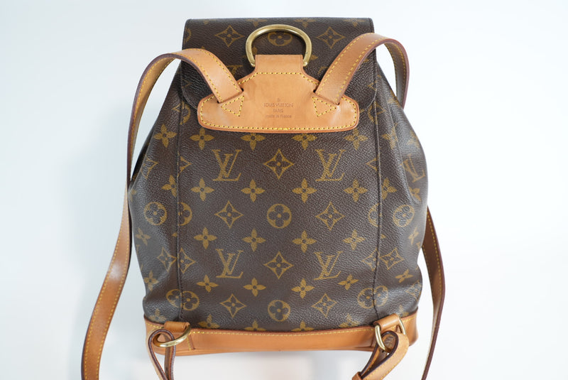 Louis Vuitton Monogram Montsouris MM Backpack Used