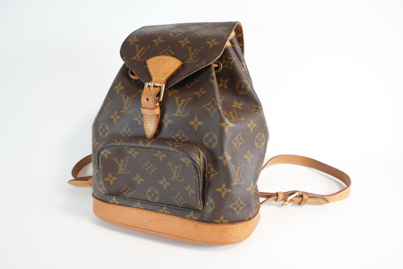 Louis Vuitton Monogram Montsouris MM Backpack Used