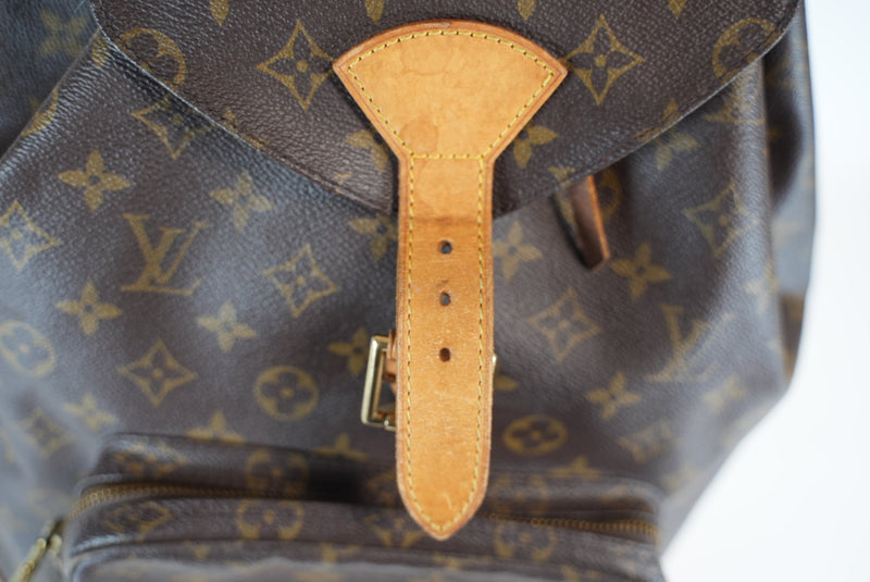 Louis Vuitton Monogram Montsouris GM Backpack Used