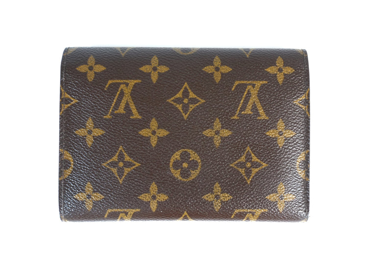 Louis Vuitton Monogram Etui Papier Tri-fold Wallet Used