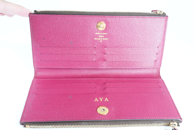 Monogram Adele Wallet Used