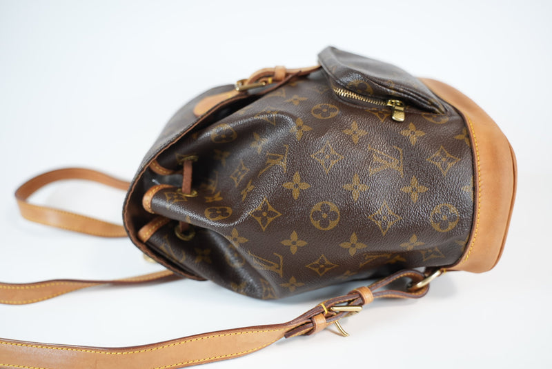 Louis Vuitton Monogram Montsouris MM Backpack Used