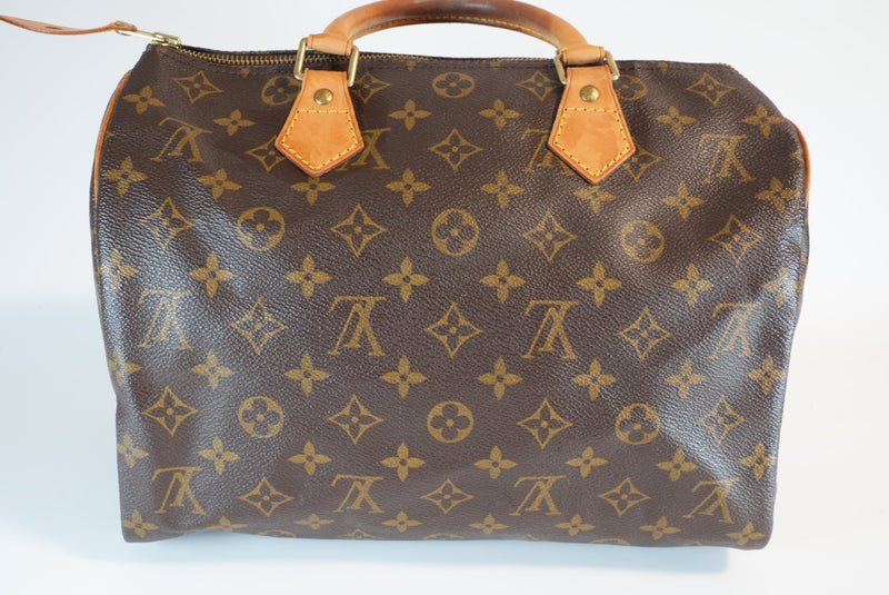 Louis Vuitton Monogram Speedy 30 Handbag Used