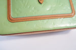 Louis Vuitton Monogram Vernis Mallory Square Peppermint Green Used