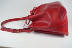 Louis Vuitton Epi Leather Petite Noe Red Used