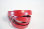 Louis Vuitton Red Leather Strap Used