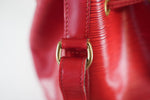 Louis Vuitton Epi Leather Petite Noe Red Used