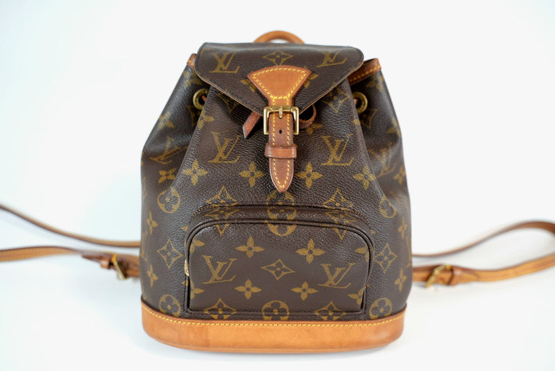 Louis Vuitton Monogram Montsouris PM/Mini Backpack Used