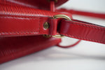 Louis Vuitton Epi Leather Petite Noe Red Used