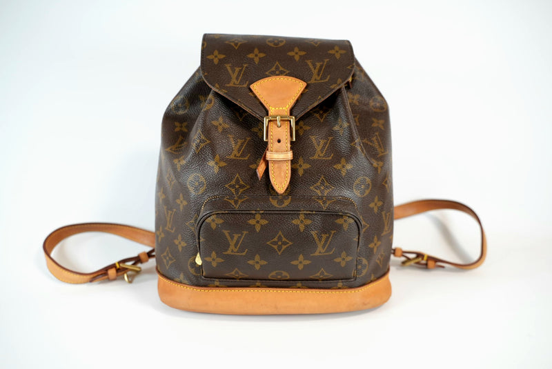 Louis Vuitton Monogram Montsouris MM Backpack Used