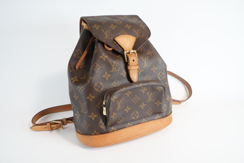 Louis Vuitton Monogram Montsouris MM Backpack Used