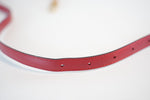 Louis Vuitton Red Leather Strap Used