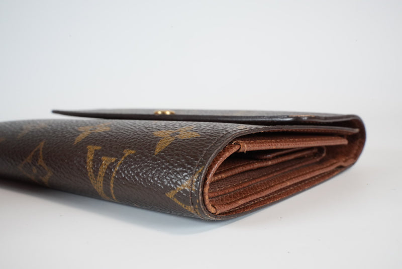 Louis Vuitton Monogram Etui Papier Tri-fold Wallet Used