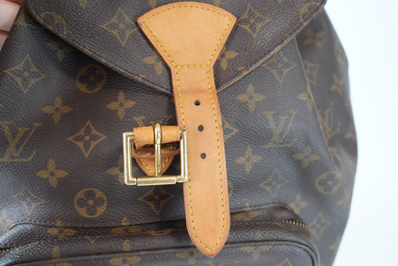 Louis Vuitton Monogram Montsouris GM Backpack Used